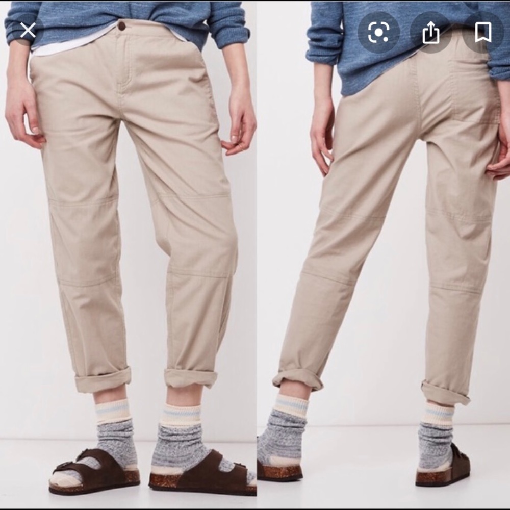 Roots NWT Nadeen Khaki Pants size Medium